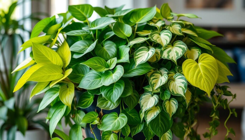 Pothos ,devil's ivy , the money plant